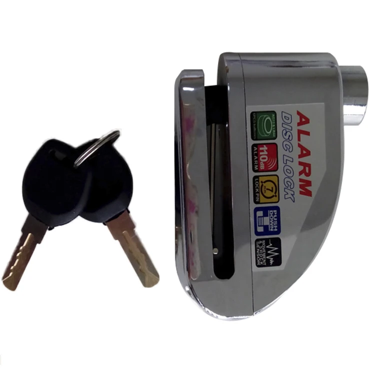 Wheel Lock For Motorcycle Alarm Disc Lock