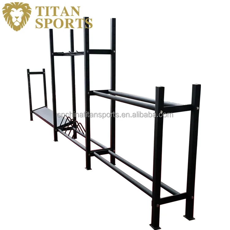 Multifunctional sotrage rack for Gym and Fitness Products
