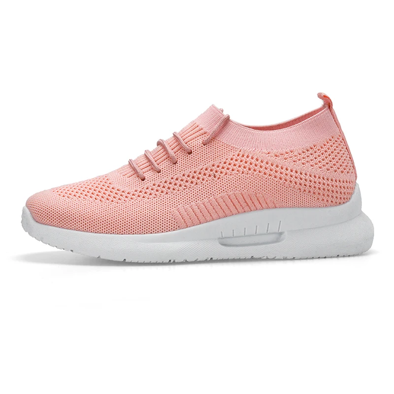 
High quality Breathable Pink girls sports shoes 