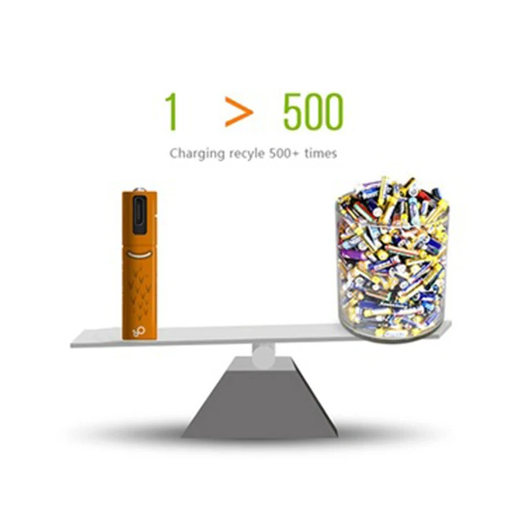 New Arrival Factory Supplier Micro USB AA Size Rechargeable Battery 1.2V 450mah 1000mah Cheap Cost AA aaa Batteries