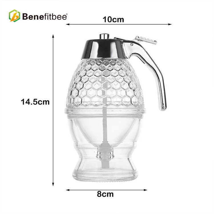 Non Drip Honey And Syrup Dispenser Breakfast Honey Dispenser