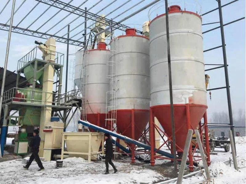 
TZS15 High efficiency automatic dry mix mortar manufacturing plant sales by China 