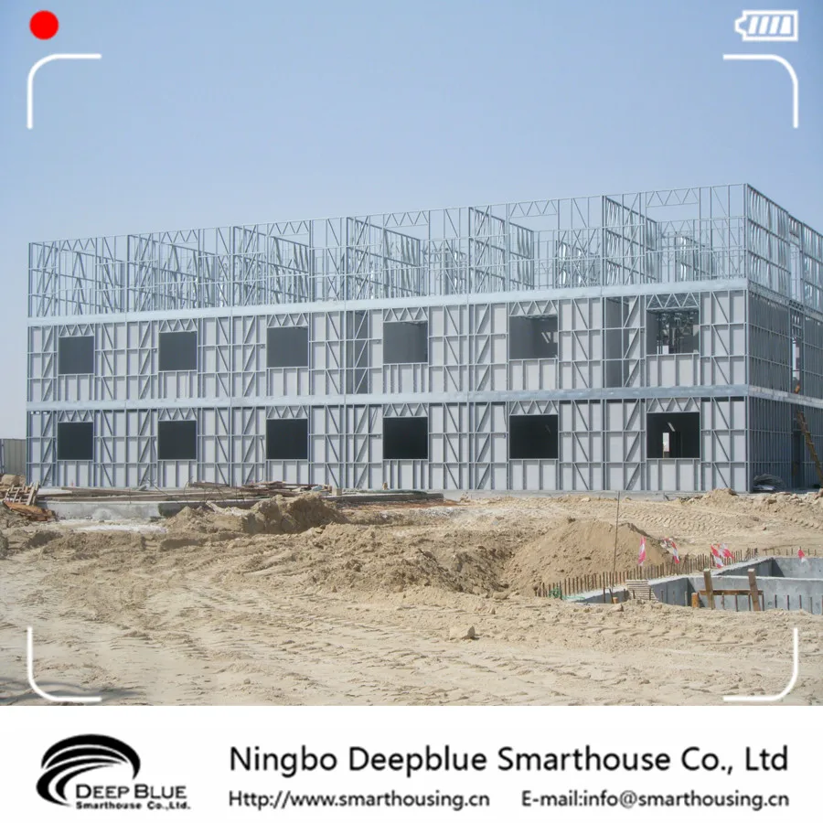 Light Steel Structure frame  car garage shed truecore zincalume AZ 150 Z275 steel light gauge prefab metal house