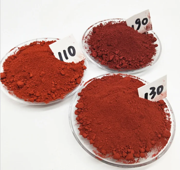 Industry Usage Iron Oxide Pigment Red color Fe2O3 C.I. 77491 / PR-101