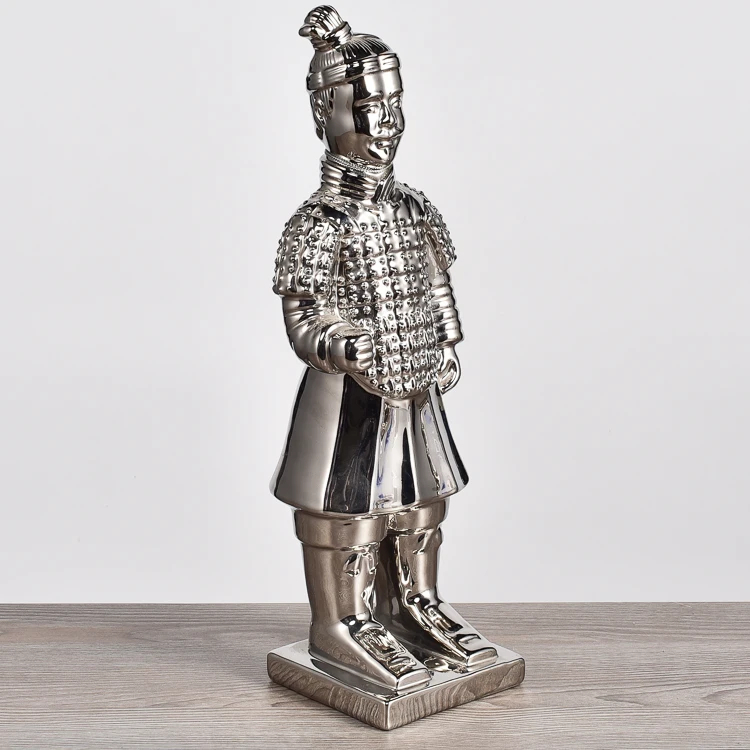 
Lifelike design ceramic terracotta warriors statue home decoration ornamental gift item porcelain figurine 