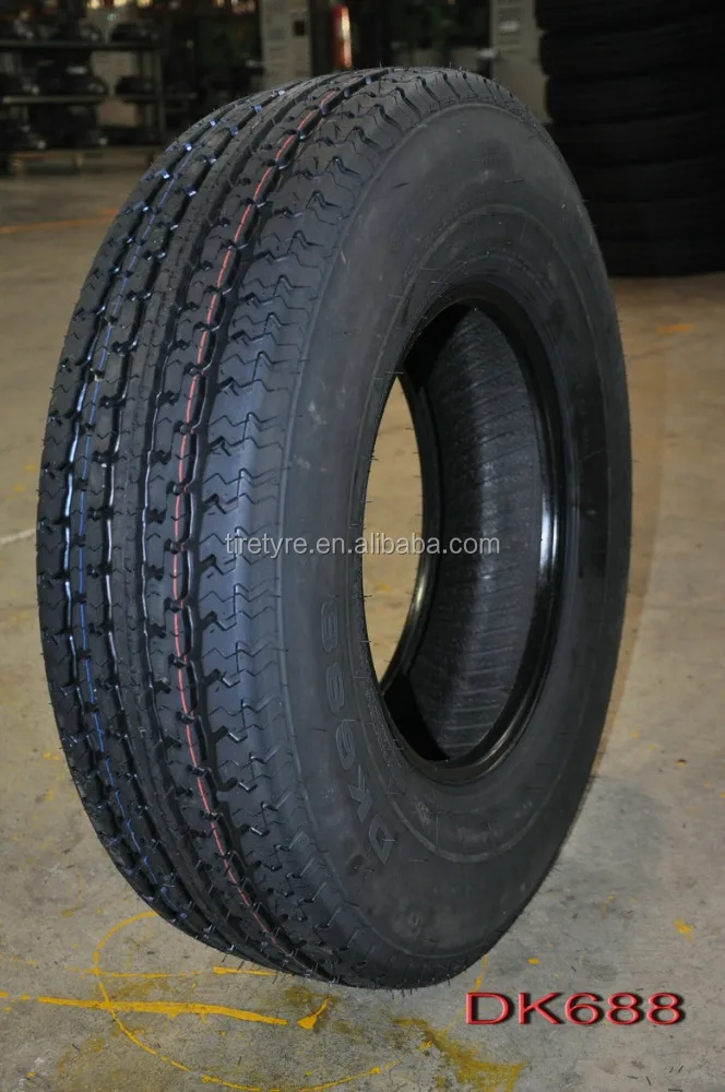 
ST205/75R15 with DOT Double king Trailer tyre real factory 