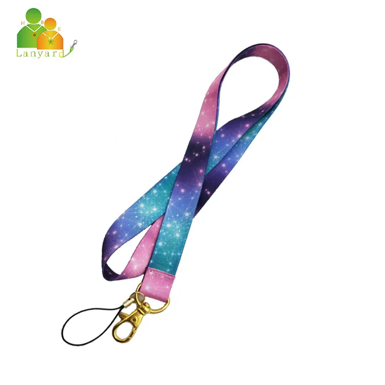 Высококачественная термопереводная печать с пользовательским логотипом полиэстер розовый стиль ID карты аниме телефон брелок ремешки