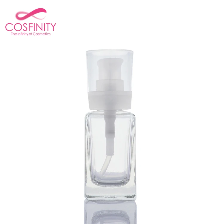 CP07-0017 Cheap price no minimum order acrylic liquid foundation bottle with liquid pipe
