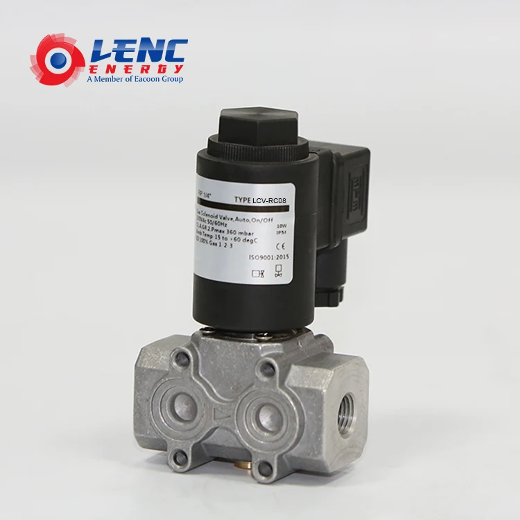 Сжиженный нефтяной газ электромагнитный клапан 2 way 38 мужской нитки клапан зажигания