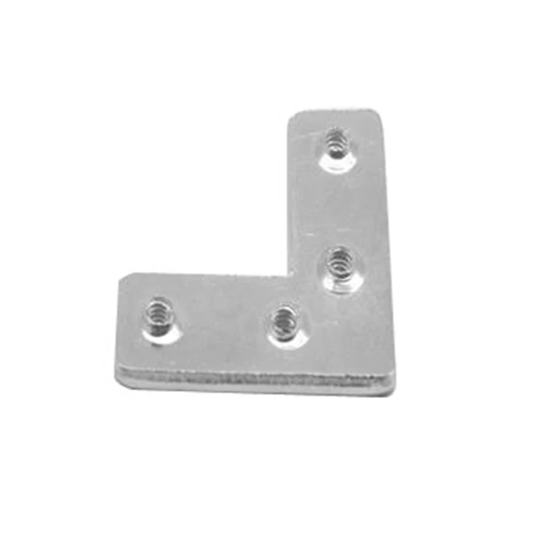 Aluminum alloy profile glass door and window corner code cabinet drawer metal corner code furniture hardware fitting connector