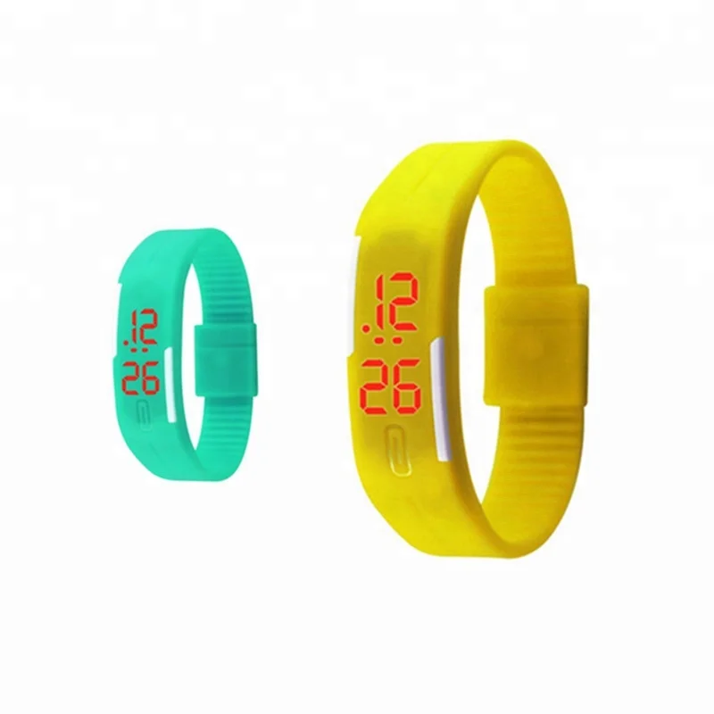 Large in stock!!! Hot cheapest price Silicone led watch