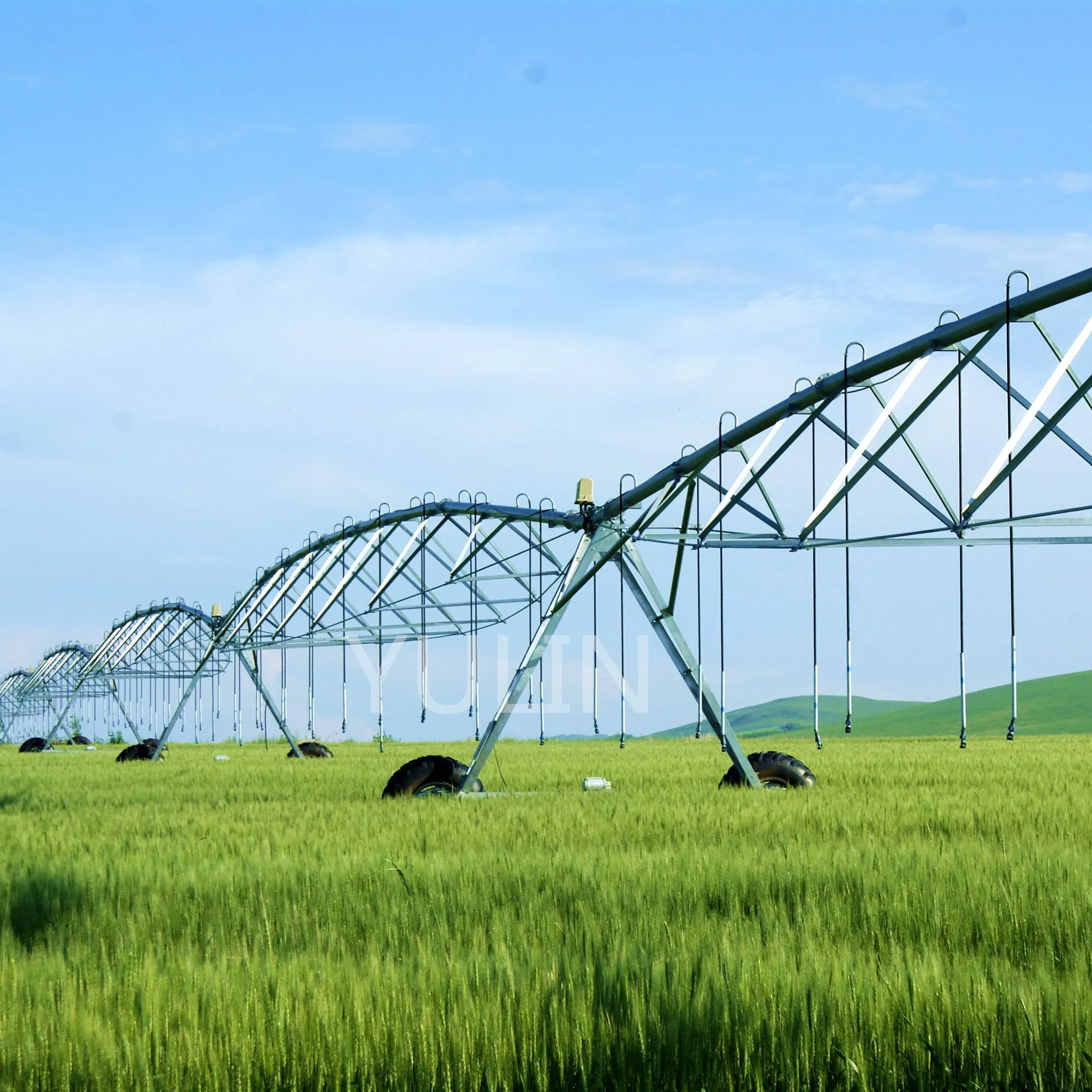 Yulin Center Pivot Irrigation System For Sale With Solar Energy In Egypt Low Price for Maize Farm Irrigation