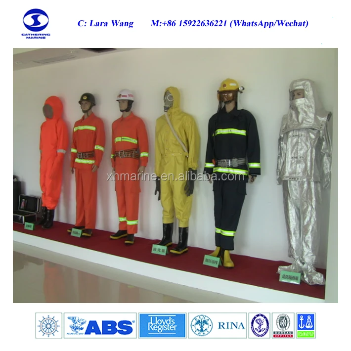 4 Layers Fire Fighting Suit EN469 Fireman Uniform for sale
