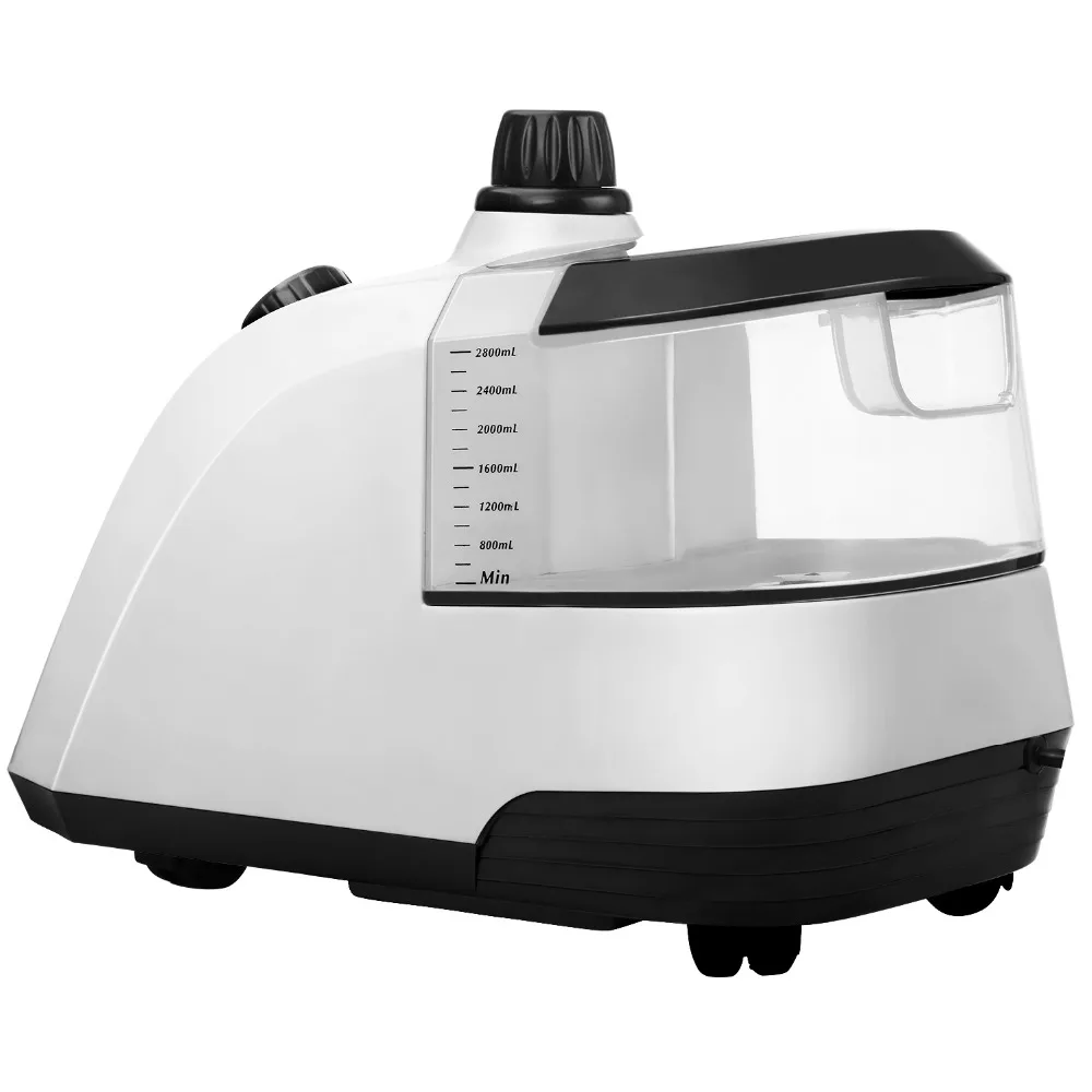 2200W 2800ml anti-drip foot step type commercial laundry equipment portable stand for ironing clothes fabric steamer