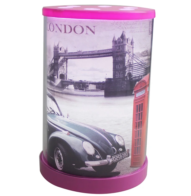 Большая круглая рекламная DIY Вращающаяся фоторамка со светодиодной подсветкой