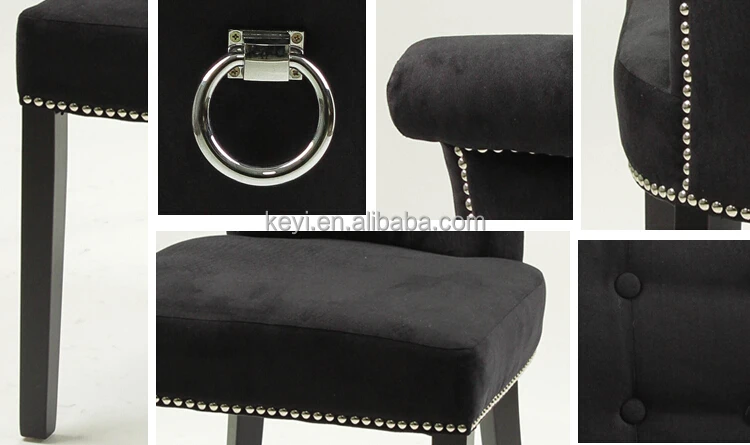 
Modern Button design Fabric Dining/ Living / Hotel Ring back chair (KY-3205) 