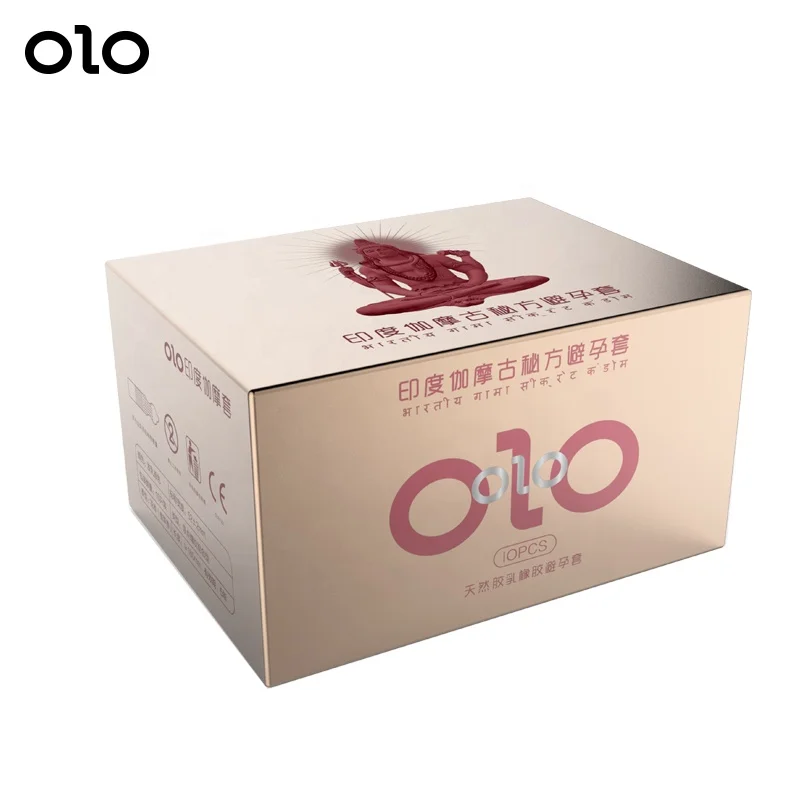 
OLO Men Delay Ejaculation Condom Bulk Male Latex Condom Free Sample with CE, ISO, SABS, FSC 