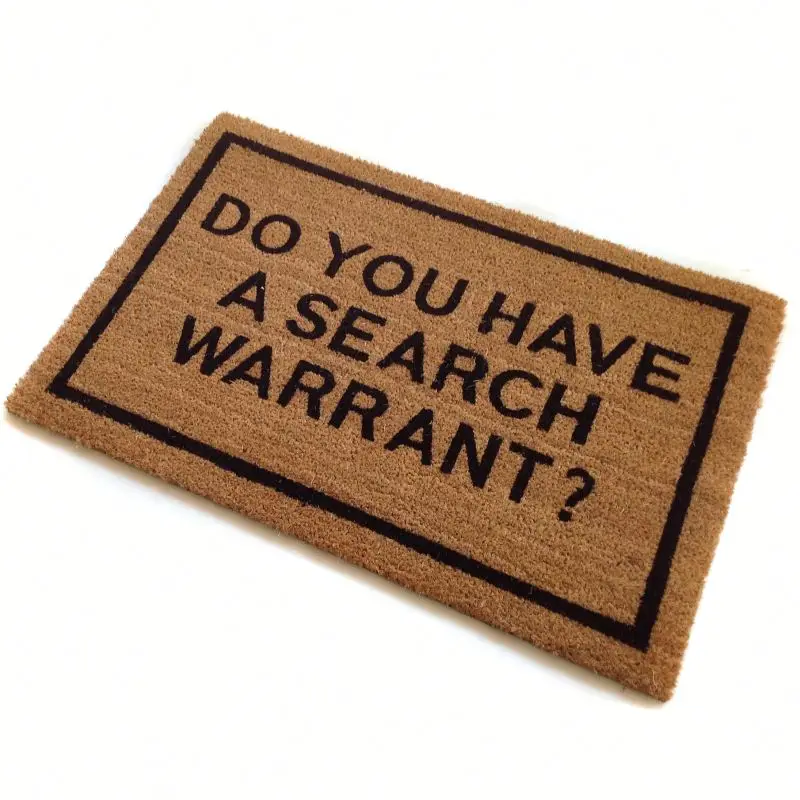 Золотисто-коричневые дверные коврики с логотипом Koko