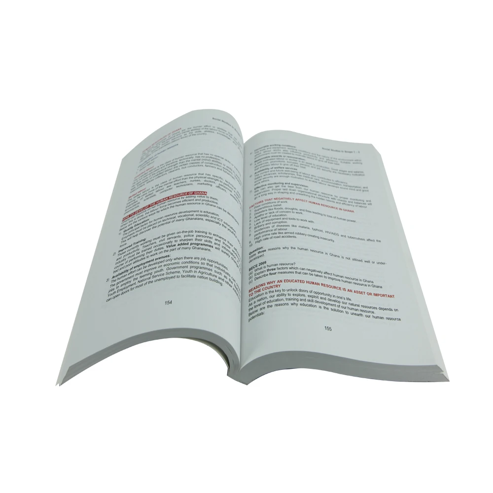 
Wholesale Cheap Custom Colorful Educational College Textbook Printing with High Quality 