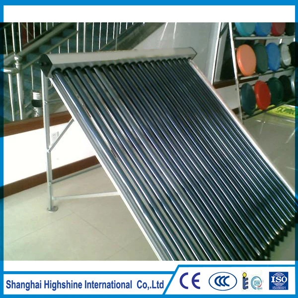 Best sale Solar Keymark certified heat pipe solar collector with CPC reflector Pressure Heat Pipe Heating Collector