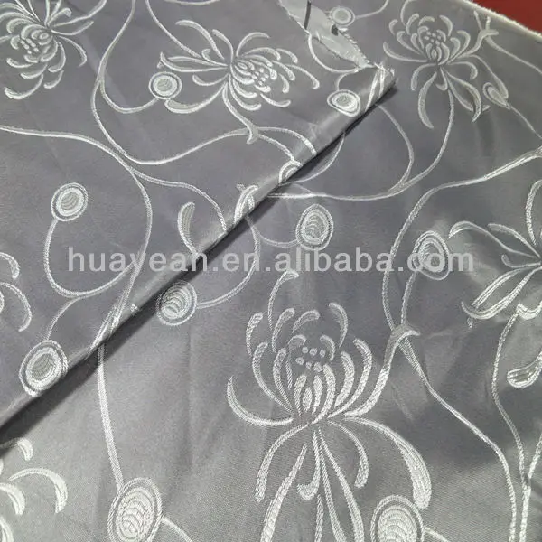 серый цветочный узор ёаккардовых дешевой ткани занавеса