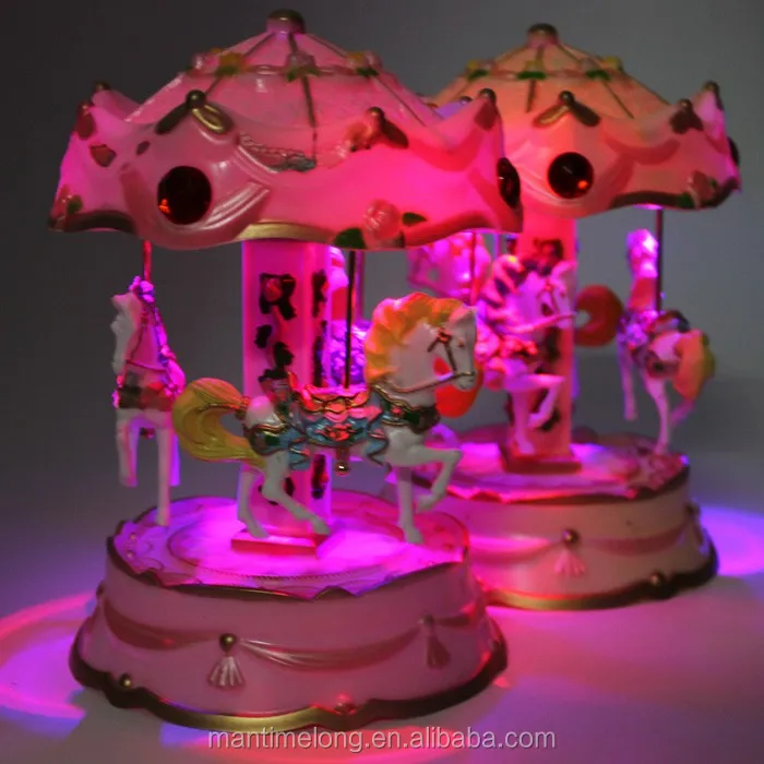 Merry-Go-Round Carousel Music Box For Kids Wedding Gift Toy