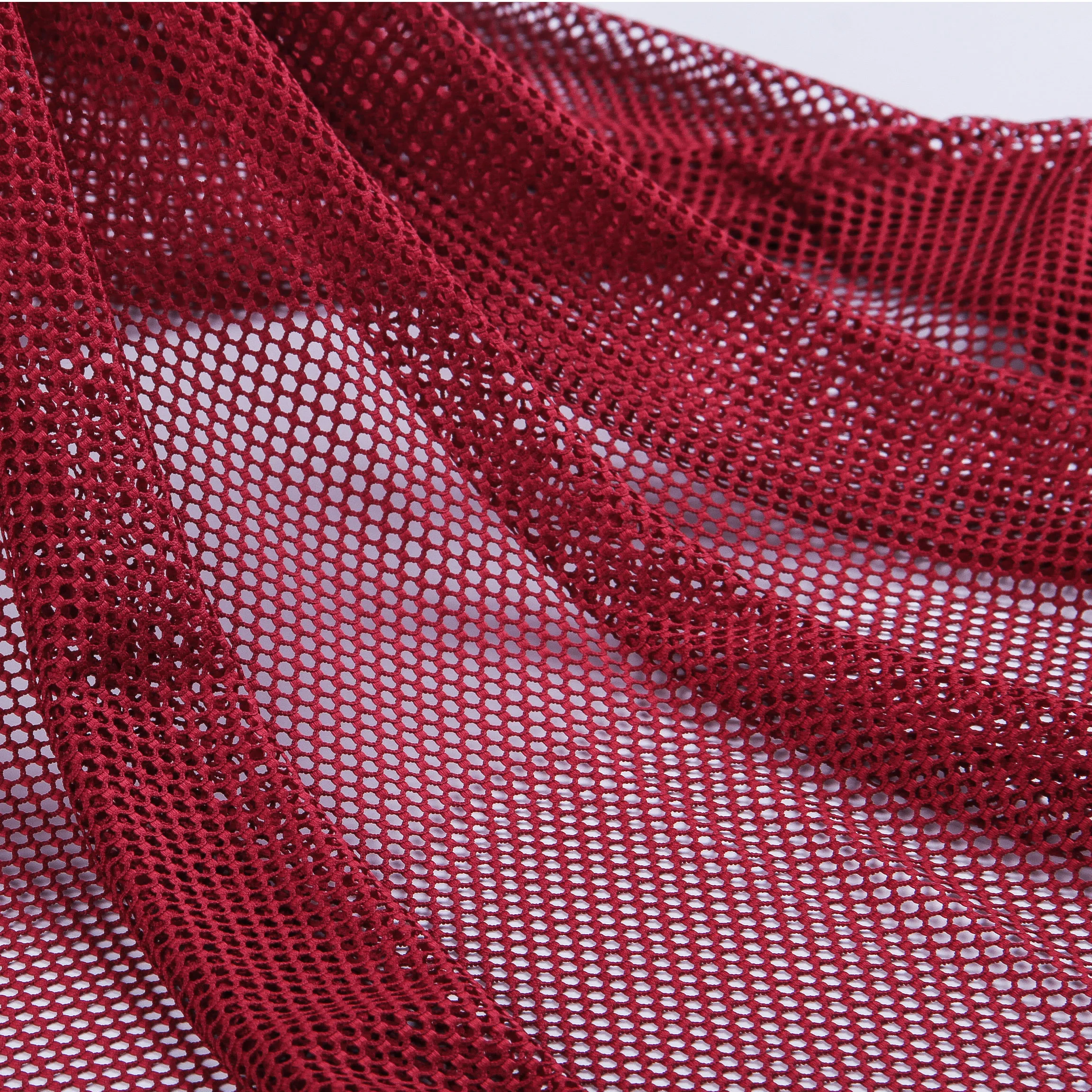 warp knitting raschel elastic polyester mesh fabric for swimsuit