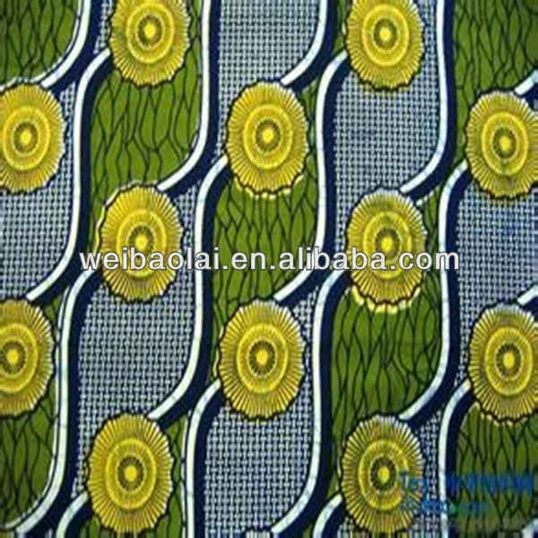 
Africa wax printing fabric 100 cotton wax fabric manufacturers 