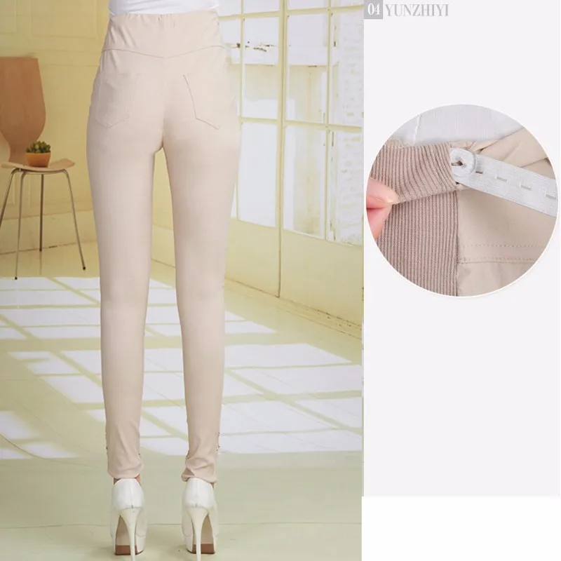 Women Pregnant Trousers Good stretch Skinny Pregnancy Legging Maternity Pants
