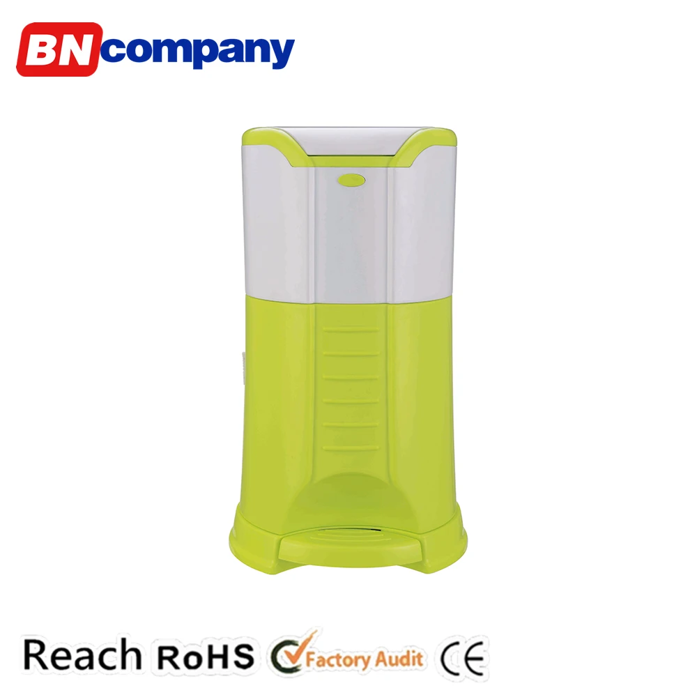 Big Size With 12 Meter Garbage Bags ABS Plastic Dustbin Pedal Trash Can