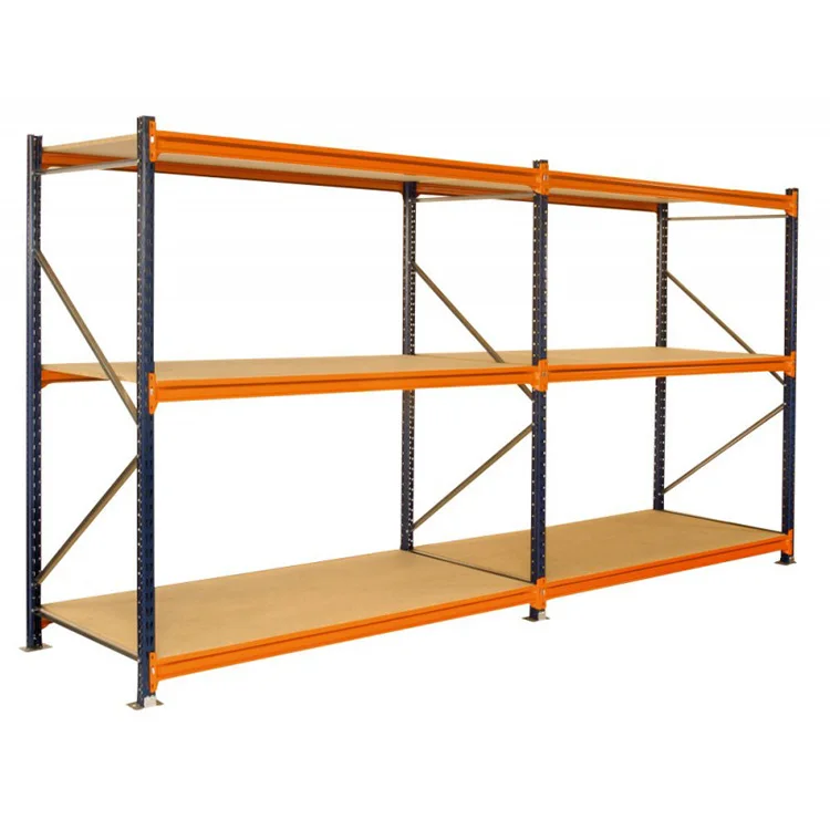 Easily assembled racking iron shelf heavy load storage warehouse