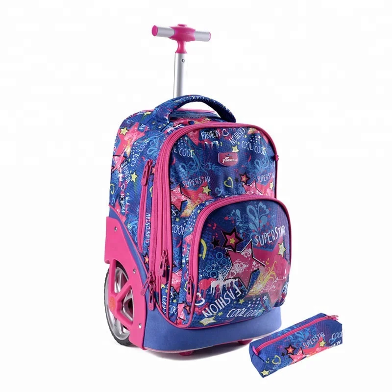 School Backpack on wheel