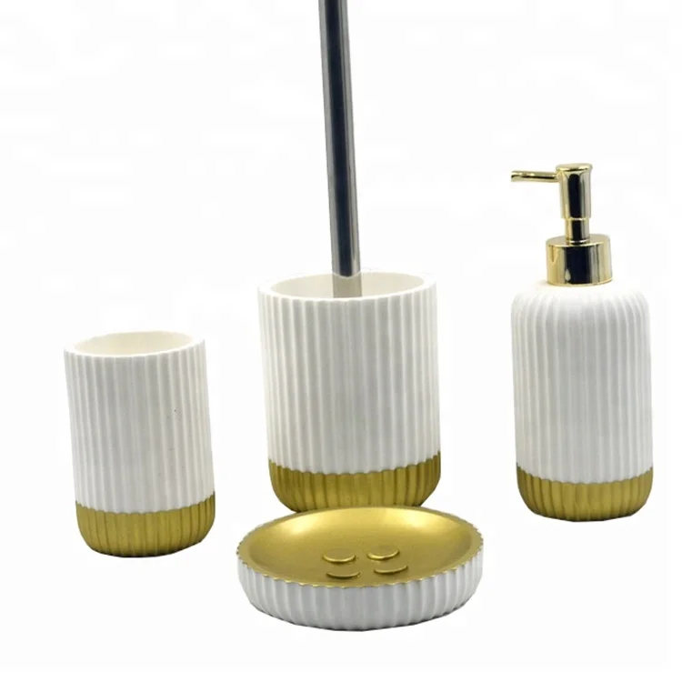 
Bathroom Accessories Set Resin 