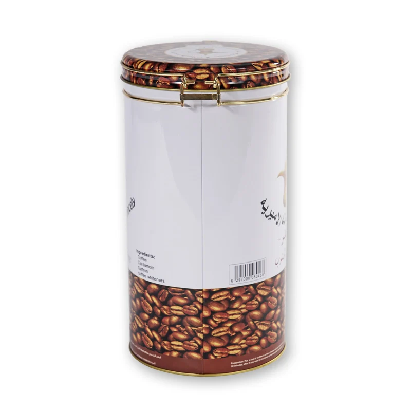 New Custom Double Lids Chocolate Coffee Candy Tea Sweets Sugar Packaging Tin Can