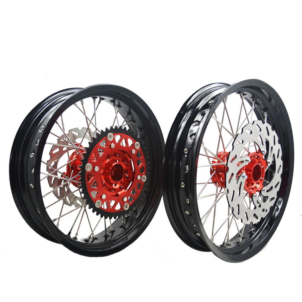 High Quality Jantes Supermotard 250 SX Motorcycle Wheels