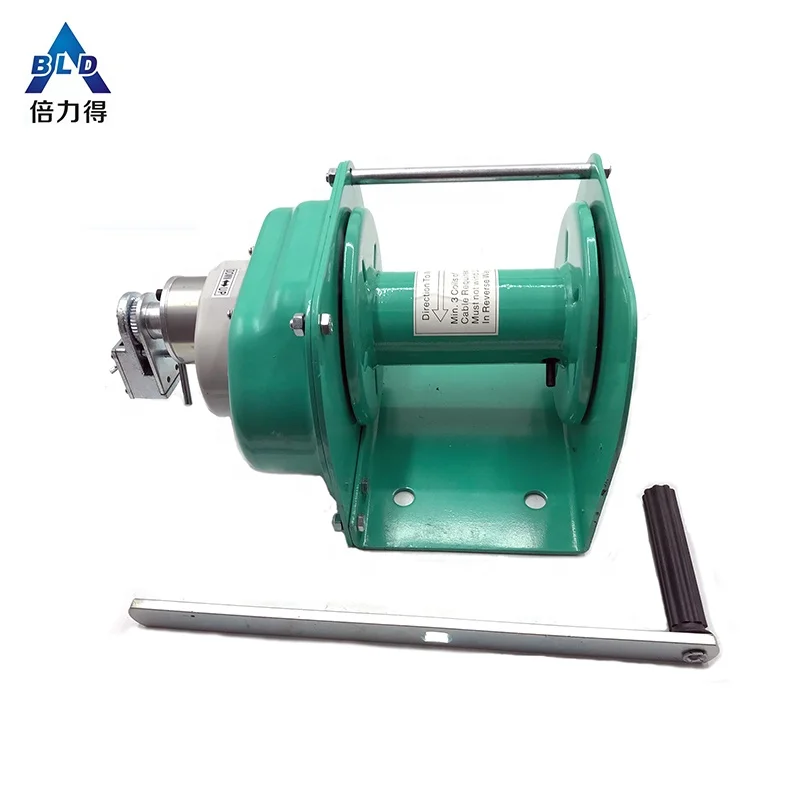 1T High performance mechanical winch manufacturer manual hand winch heavy duty hand winch for sale