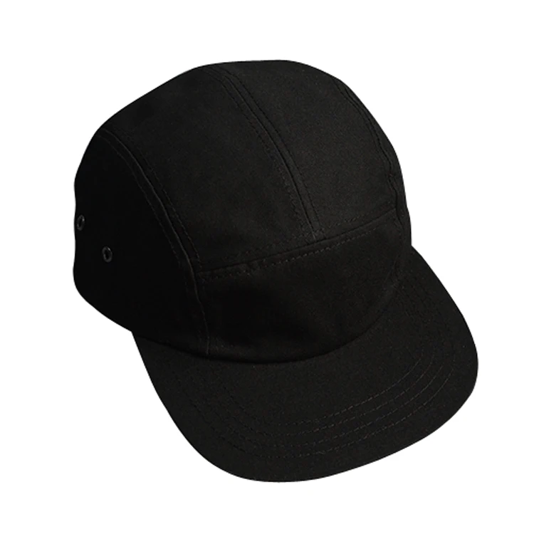 Custom Blank 5 Panel Camp Cap,wholesale Flat Brim Camp hat