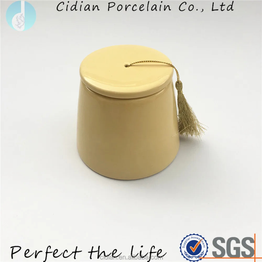 European Ceramic Antique Candy Canister Jars