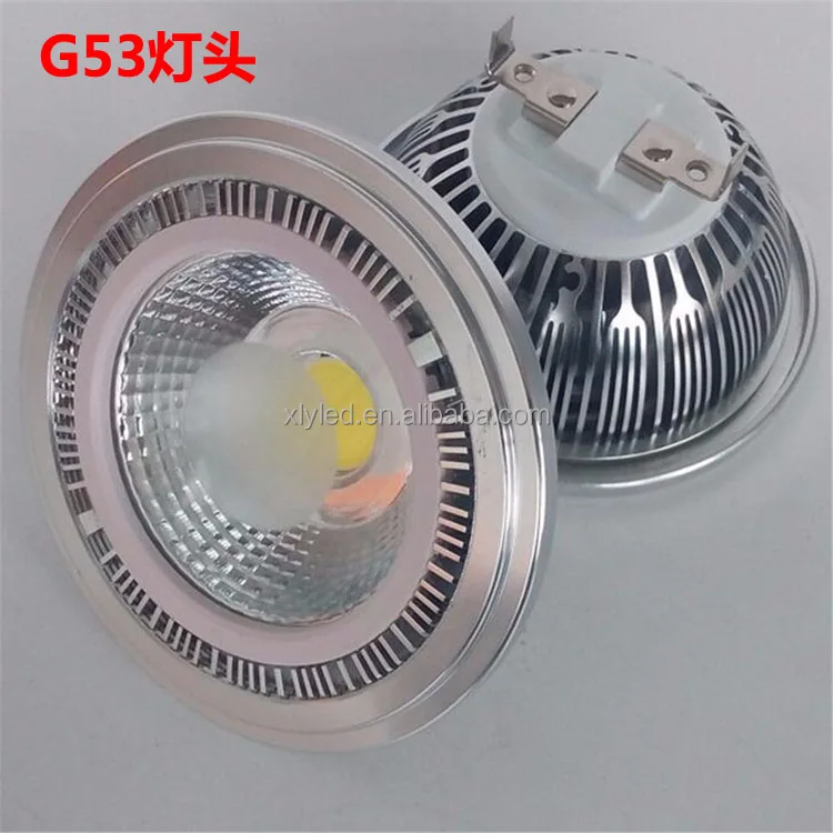 Ar111 AC85-265V COB G53 E27 GU10 Base 12W 10W High Power Led 12V Ar111 Lamp With Dimmable QR111 Spotlight