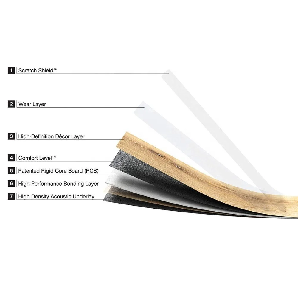 
Self Adhesive PVC flooring Parquet Surface Treatment thickness indoor decoration 