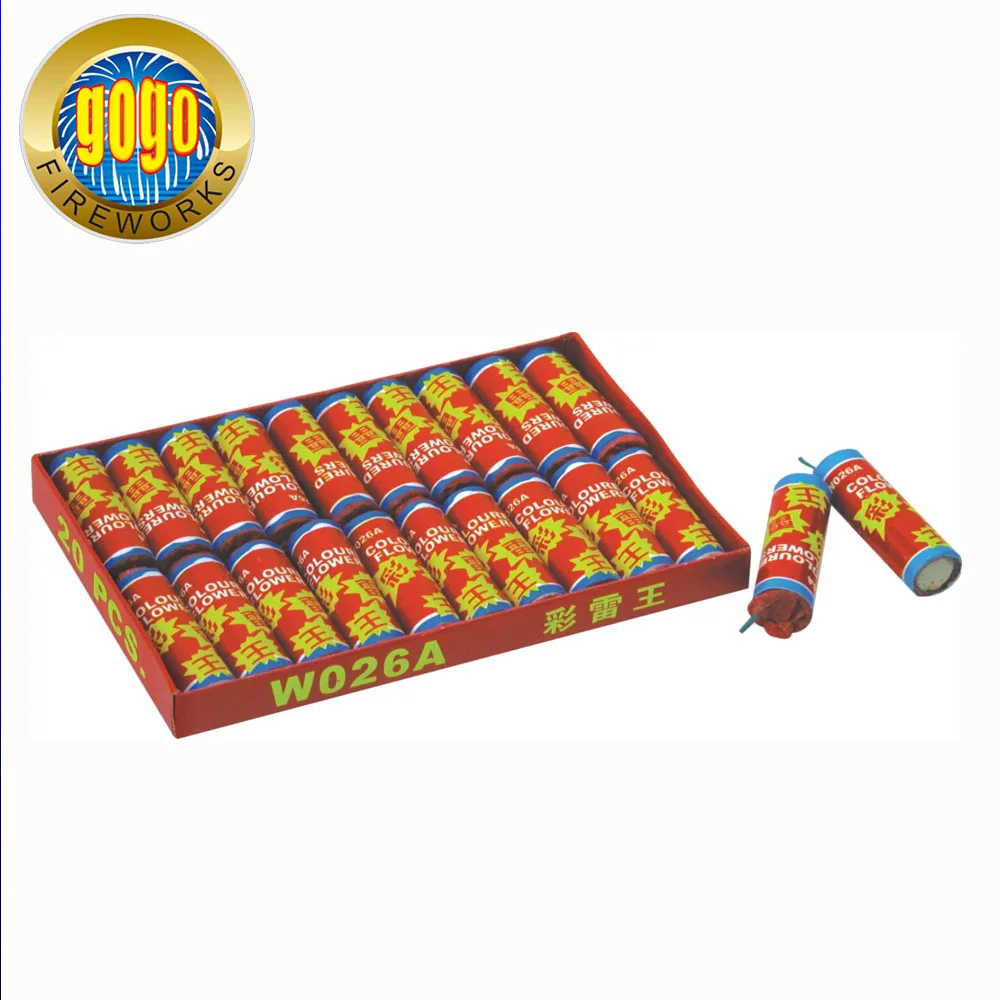 W026A-2 двойной цвет thunder крекеры на открытом воздухе Гром петарда мощная бомба петарды