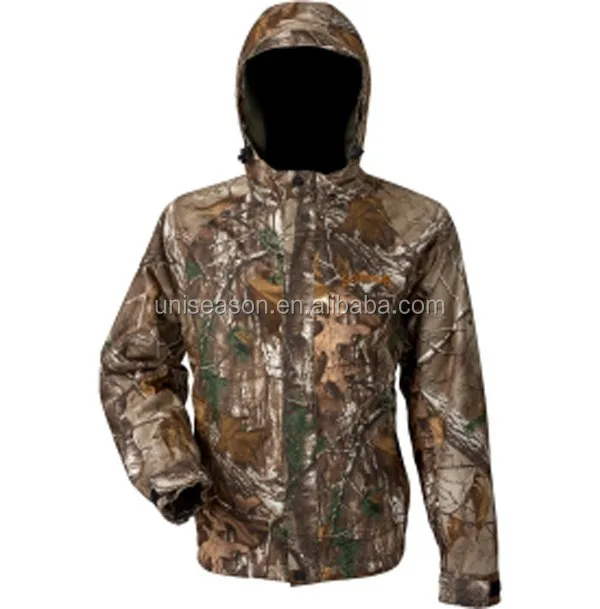 Waterproof hunting jacket design for men with hood