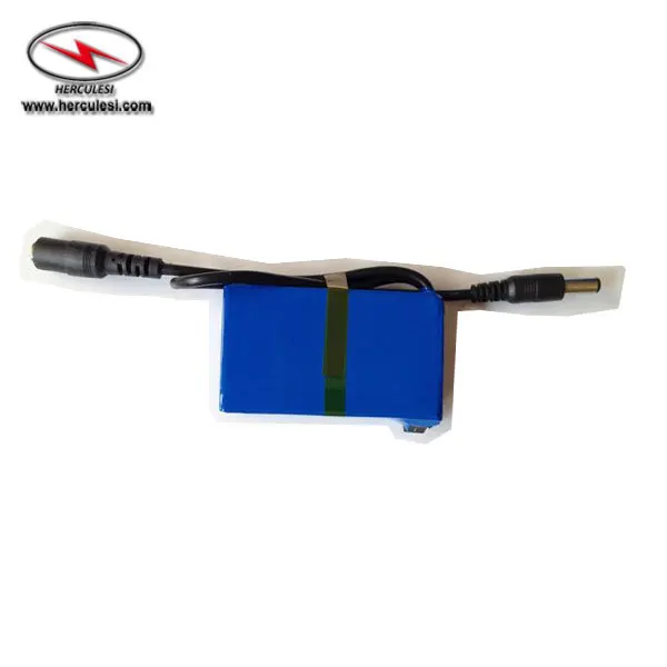 Mini 12V 9800mAh Rechargeable DC Battery Pack Lipo 12V 18650 Battery Pack for Backup Power Supply