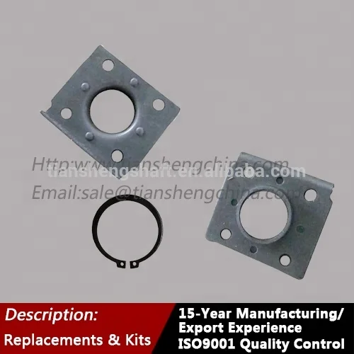 Trailer jack trailer parts supporting leg