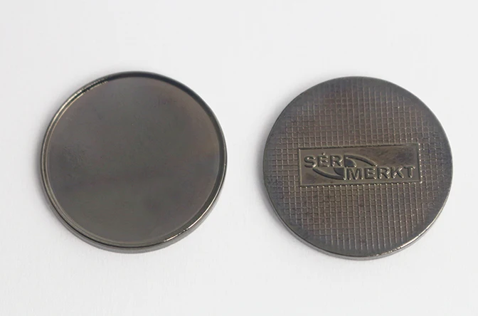 Custom logo blank empty ball marker golf domed sticker ball marker