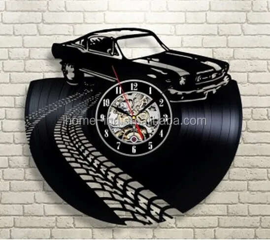 smart clock vinyl CD record wall clocks funny designs cat shape wall clocks