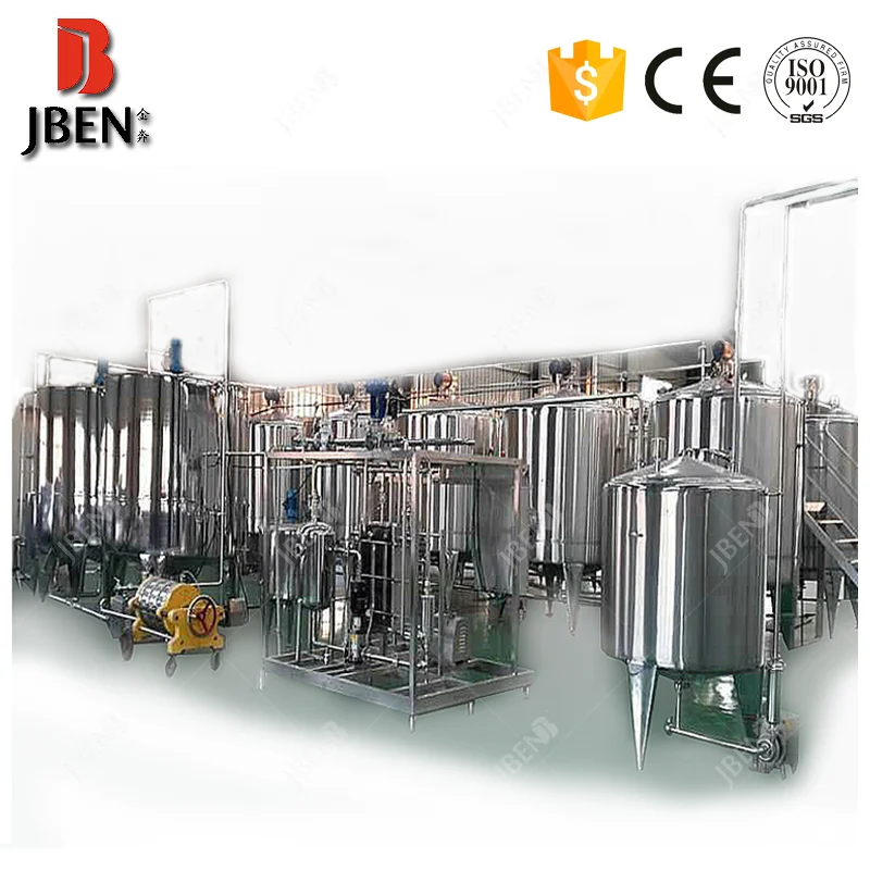 
Zhejiang Almond Milk Making Machine Pasteurized milk Production Line 