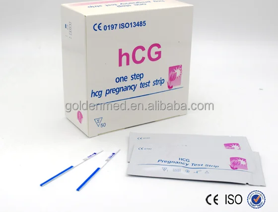 
2019 hot sale! HCG Pregnancy Test Kit use at home, in hospital for mama perfect testing 