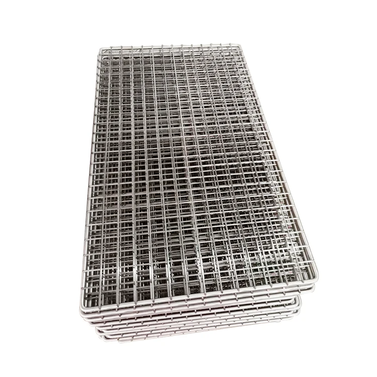 Лоток из сварной проволочной сетки из нержавеющей стали