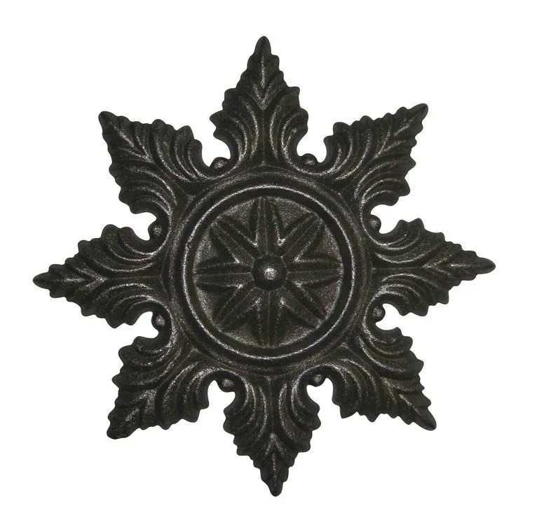 Cast Iron art metal flower leaves animal for house gate decoration